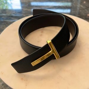 Tom Ford T buckle belt